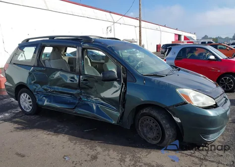 2005 Toyota Sienna Ce из США, поврежденный, VIN 5TDZA23C35S372507